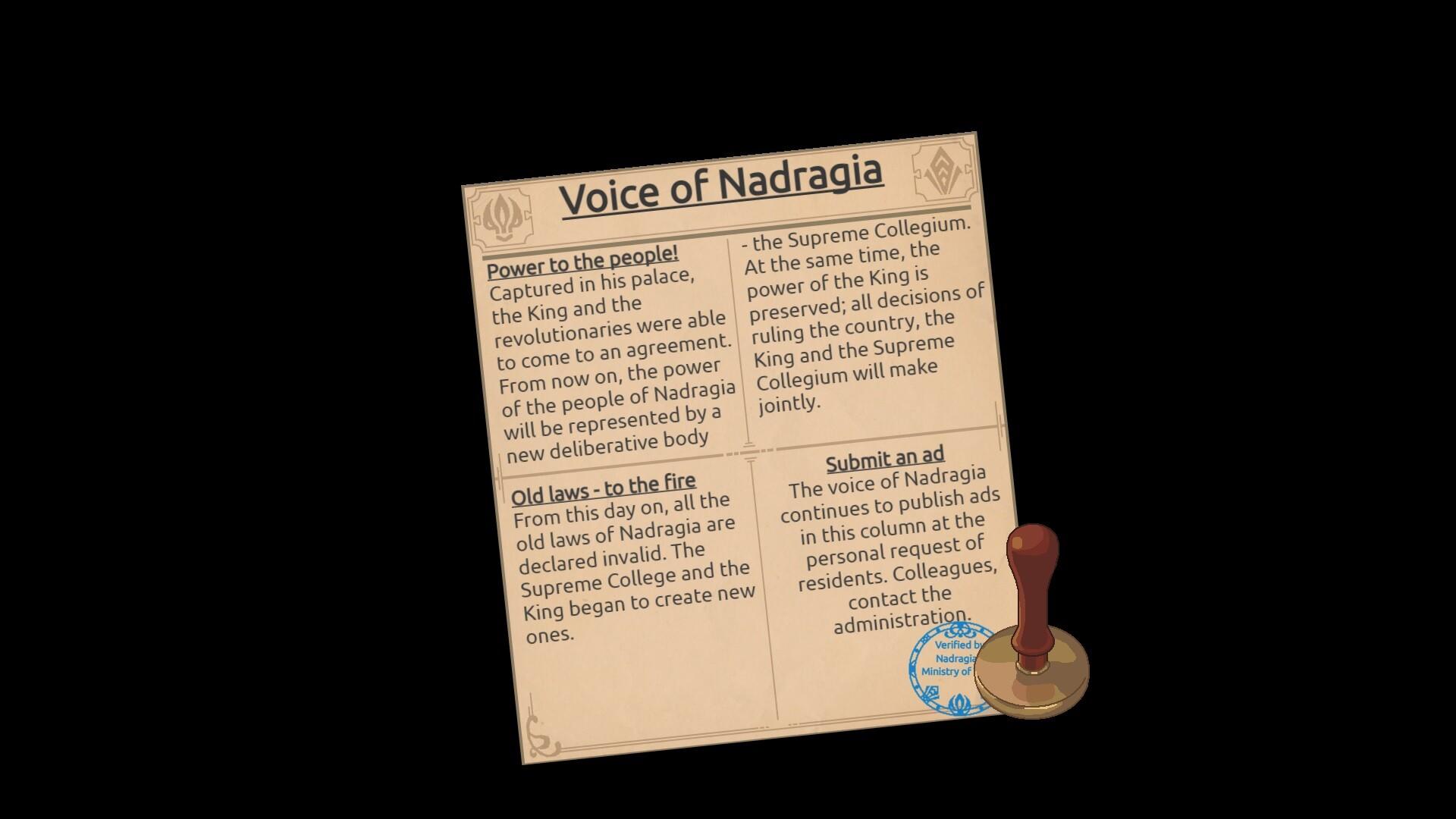 Laws of Nadragia遊戲截圖