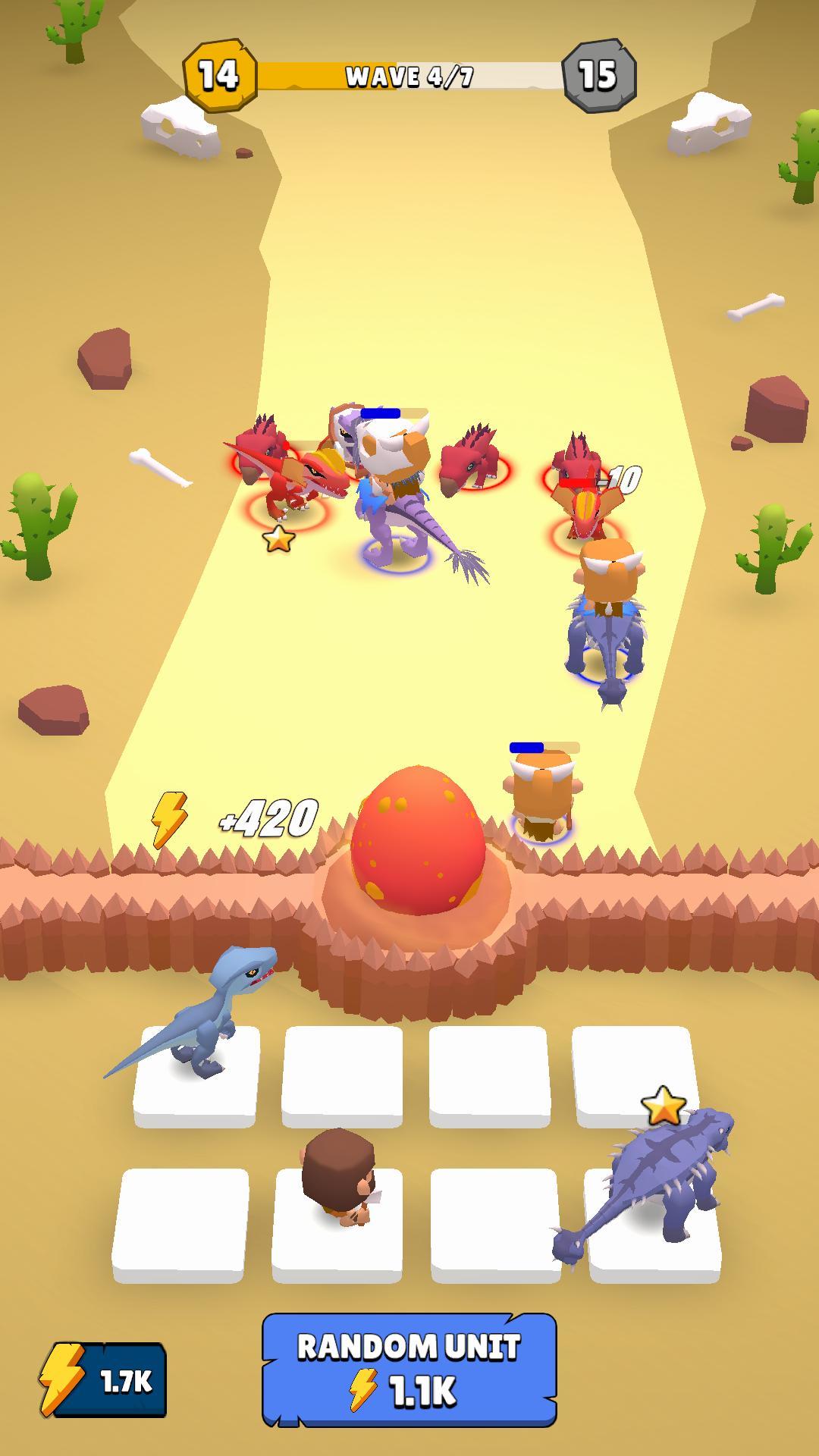 Screenshot of Dino Merge Wars