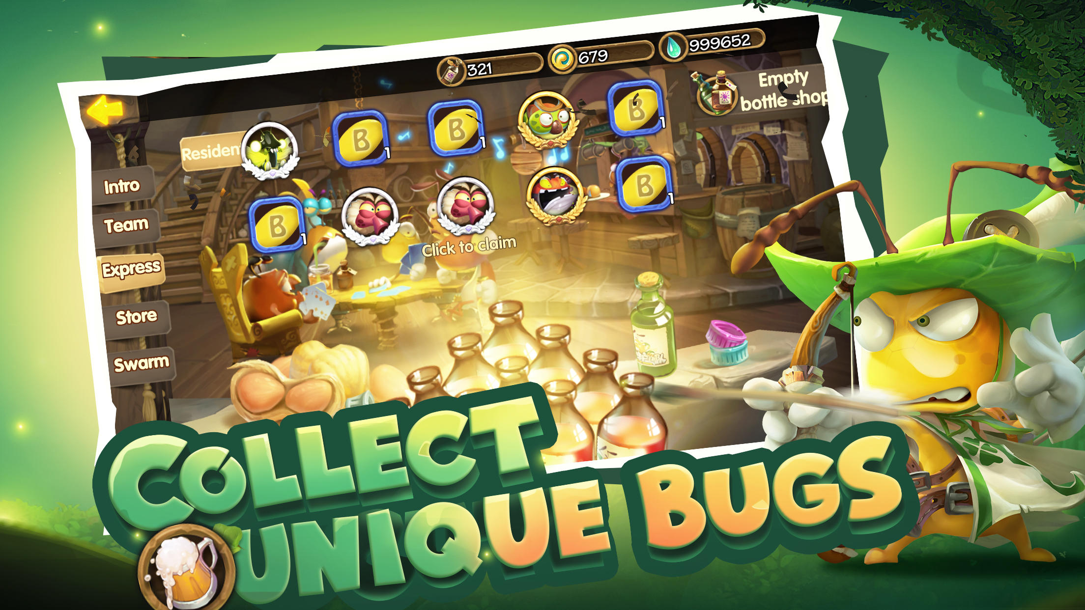 Screenshot 1 of Tales of Bugs-Trò chơi nhập vai hành động Slingshot 