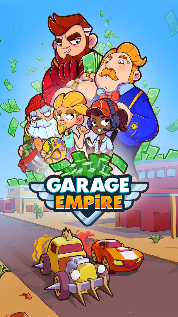 Garage Empire - Idle Tycoon 게임 스크린 샷