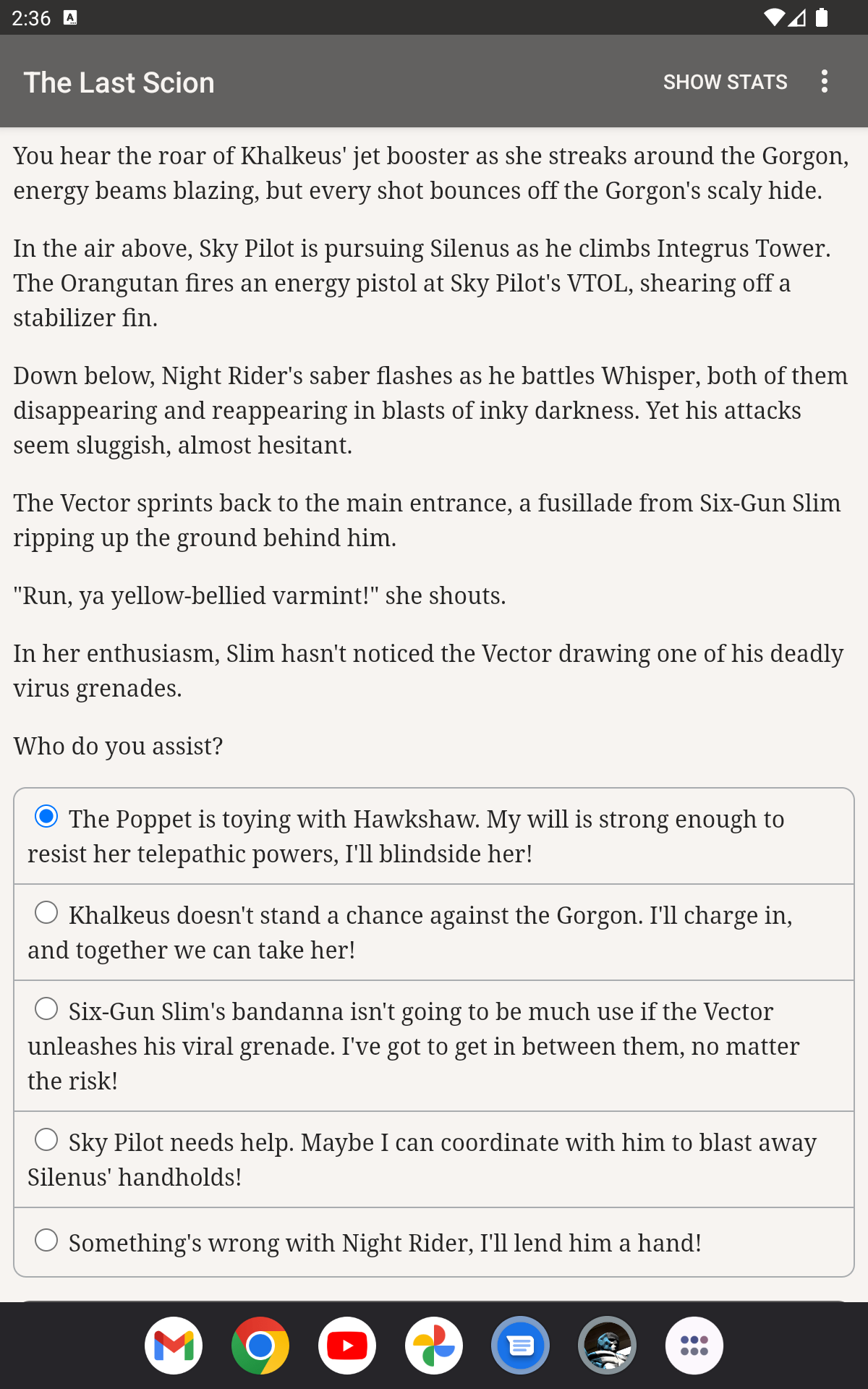 Cuplikan Layar Game The Last Scion