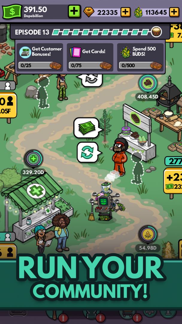 Bud Farm: Idle Tycoon 게임 스크린 샷