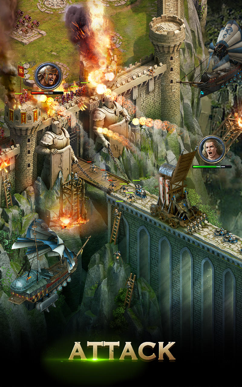 王権争覇：天空の戦い ゲームのスクリーンショット