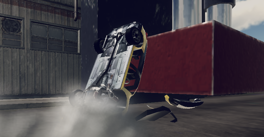 Car Crash Simulator Industrial Game Screenshot