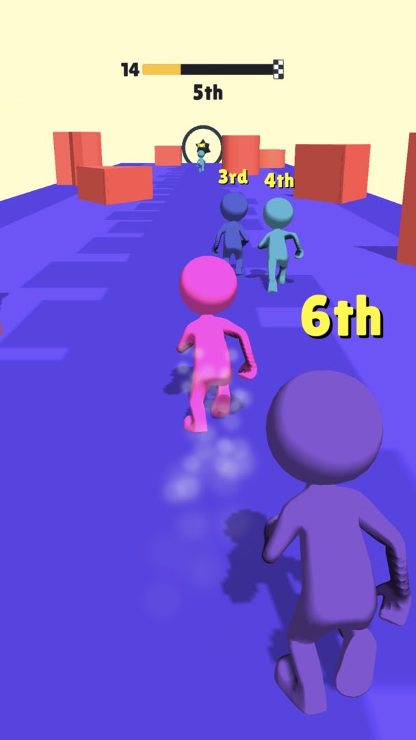Screenshot of Fall Race 3D