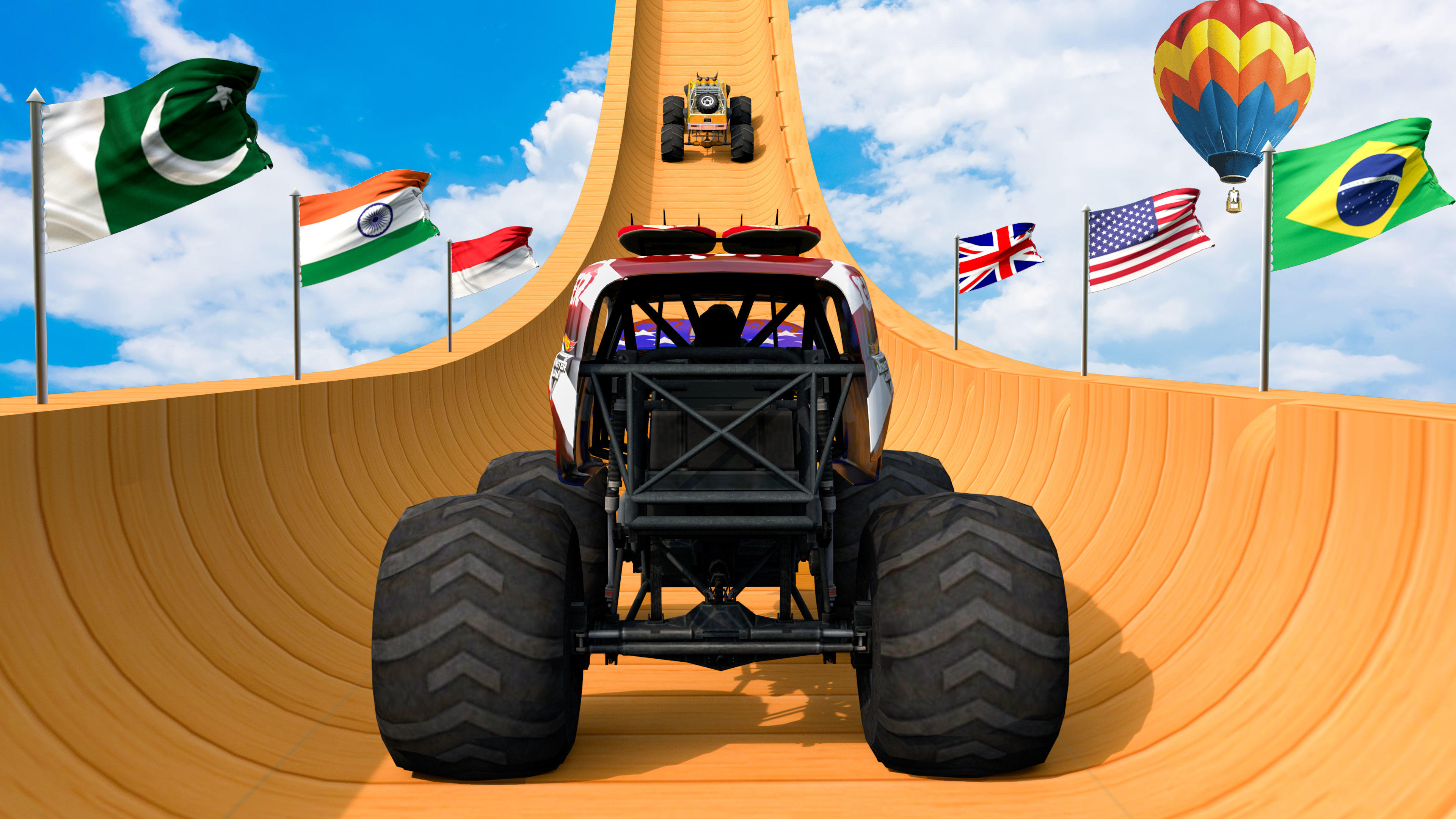 Cuplikan Layar Game Monster Truck Game: Car Games