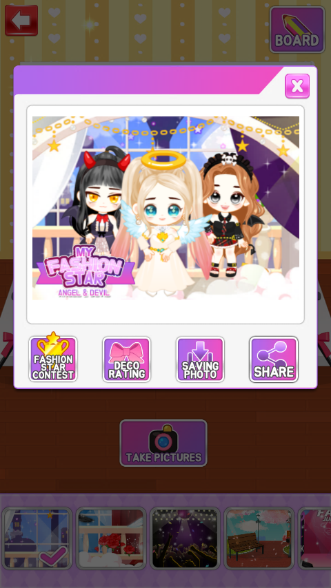 My Fashion Star : Angel & Devil style Game Screenshot