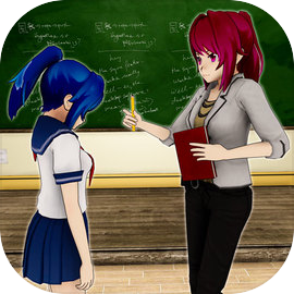 Anime Girl School Teacher 3D