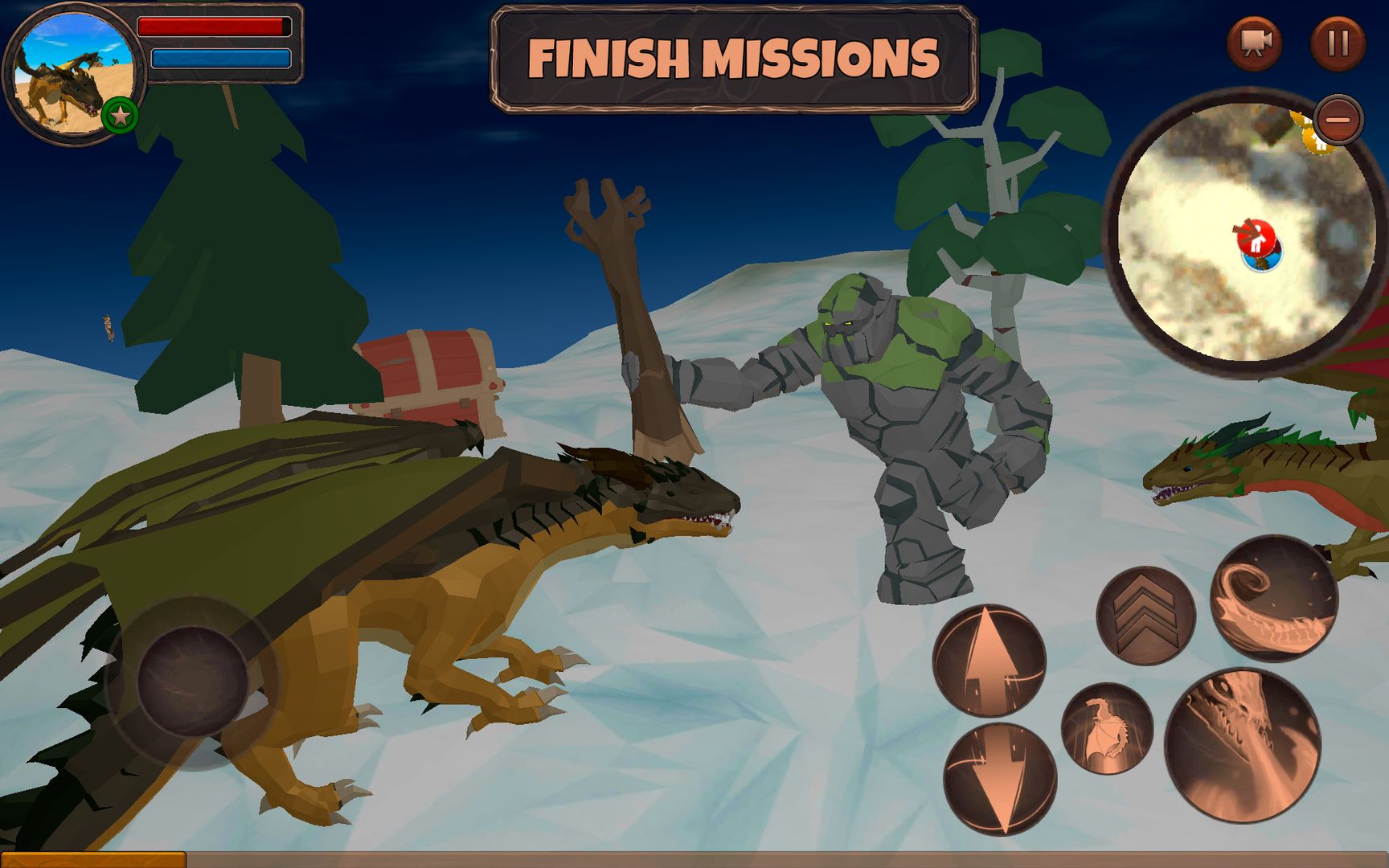 Screenshot of Dragon Simulator 3D: Adventure Game