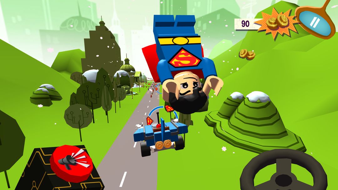 LEGO® DC Mighty Micros - free Batman™ racing game 게임 스크린 샷