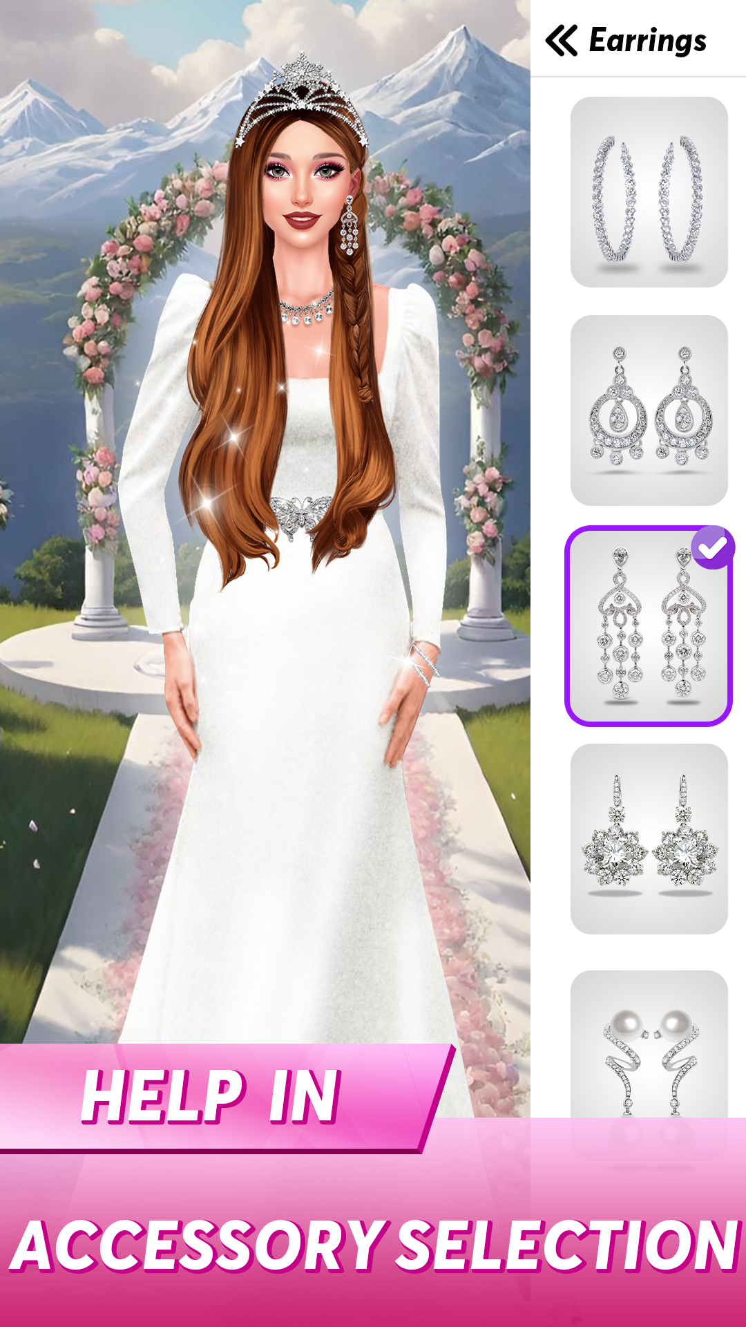 Wedding Dress Up Bridal Games Game Screenshot
