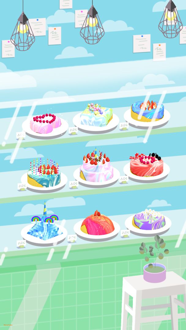 Screenshot of Mirror cakes