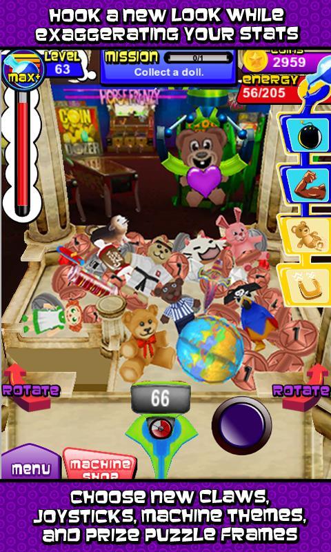 Screenshot of Prize Claw