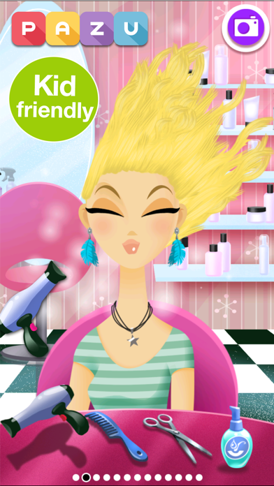 Girls Hair Salon - Kids games Game Screenshot