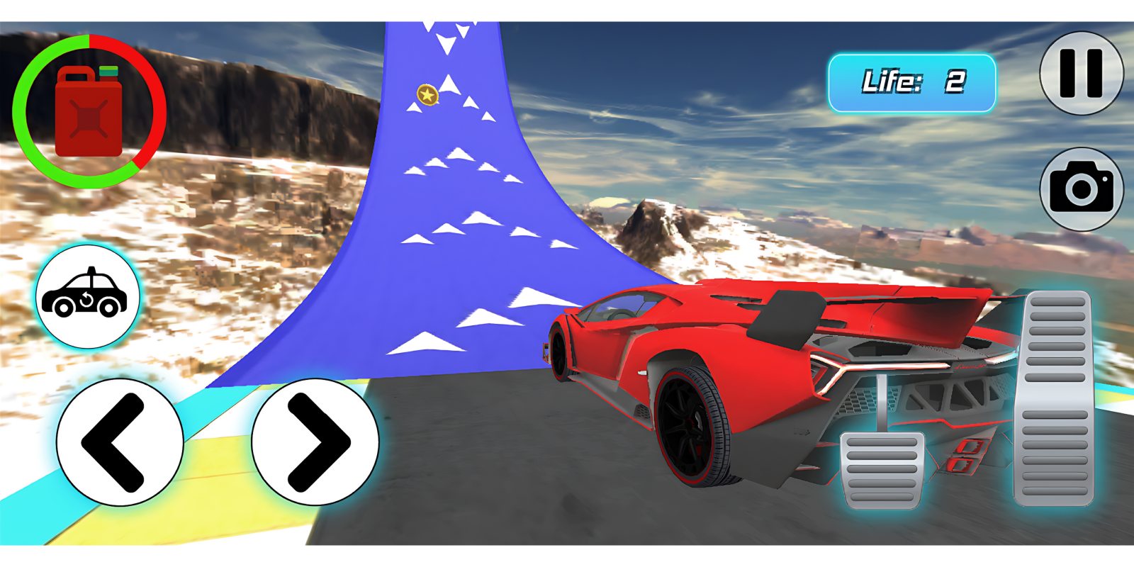 Racing Rush Stunt Game Drive ゲームのスクリーンショット