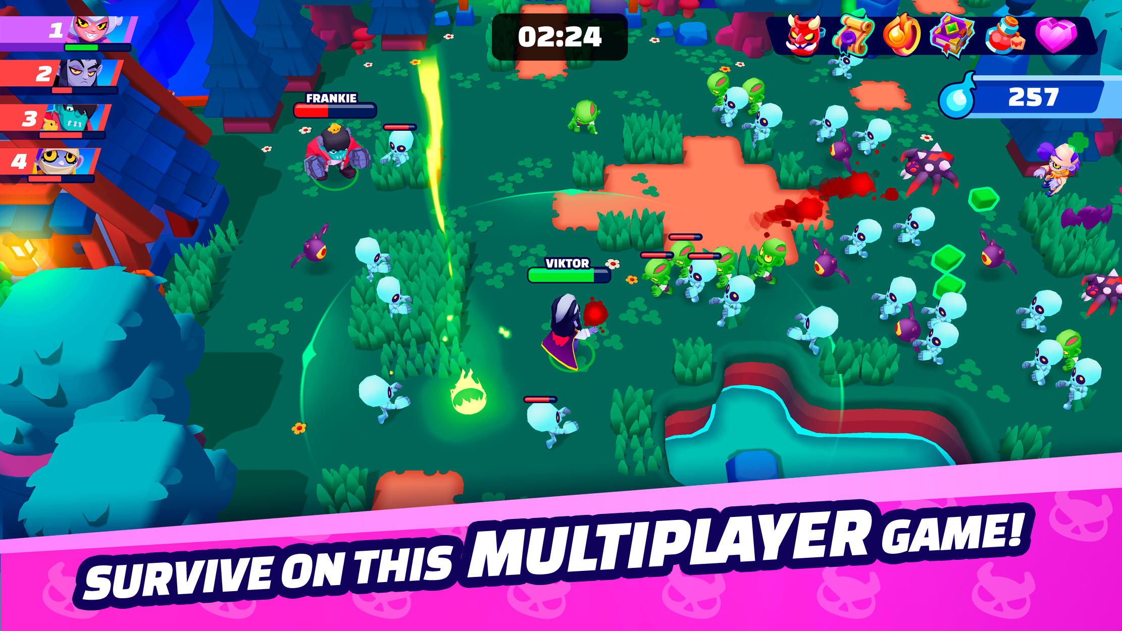 Monster Survivors - PvP Game Game Screenshot