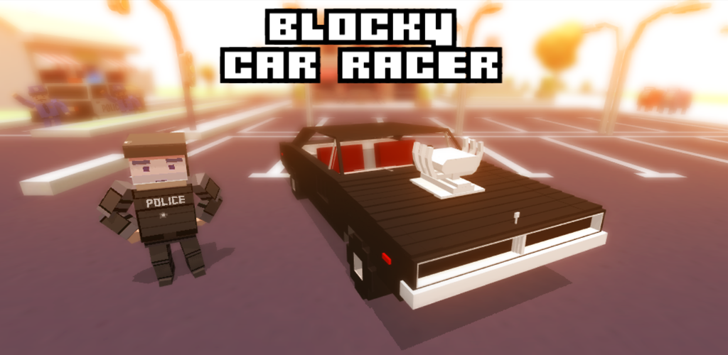 Banner of Blocky Car Racer - racing game 1.44