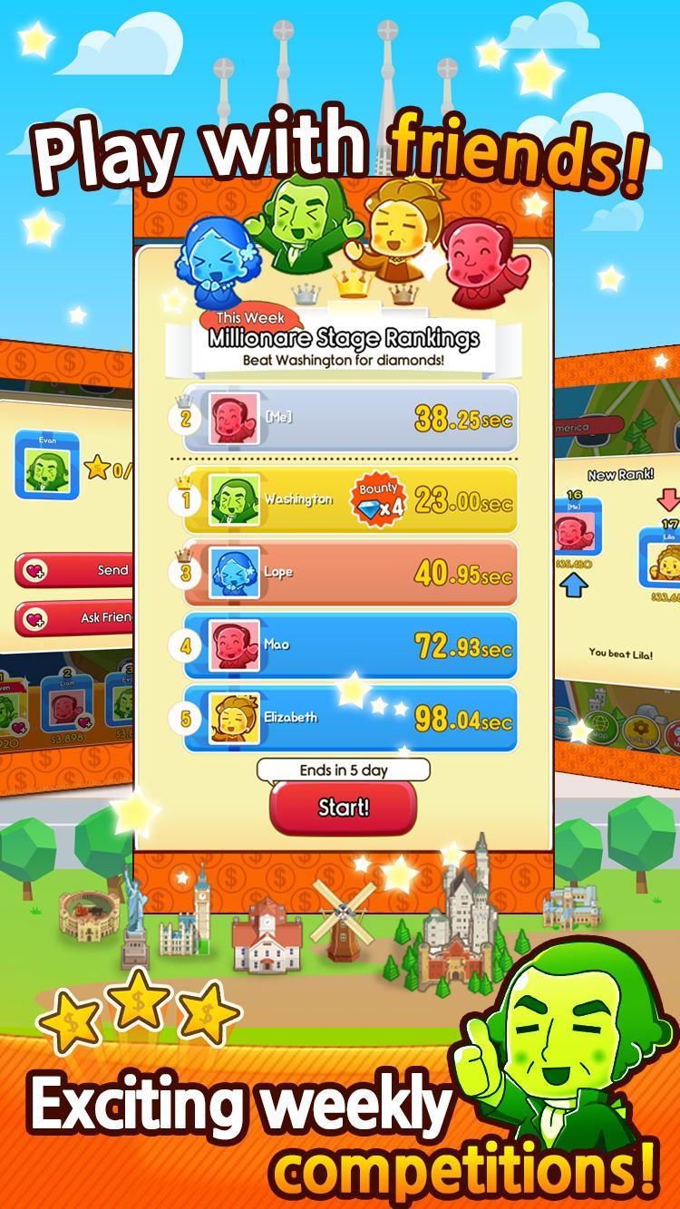 Millionaire POP Game Screenshot