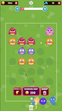 Bird Merge Frenzy 遊戲截圖