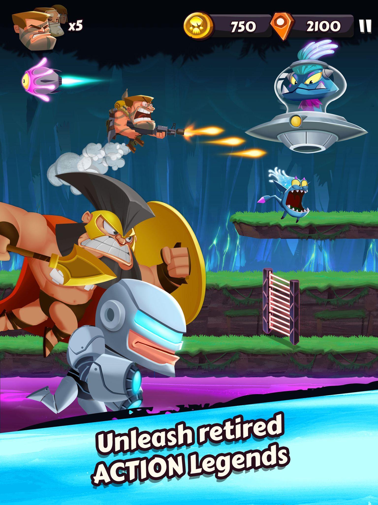 Band of Badasses: Run & Shoot Game Screenshot