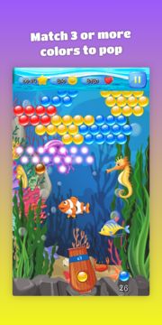 Bubble Shooter Fish ภาพหน้าจอเกม