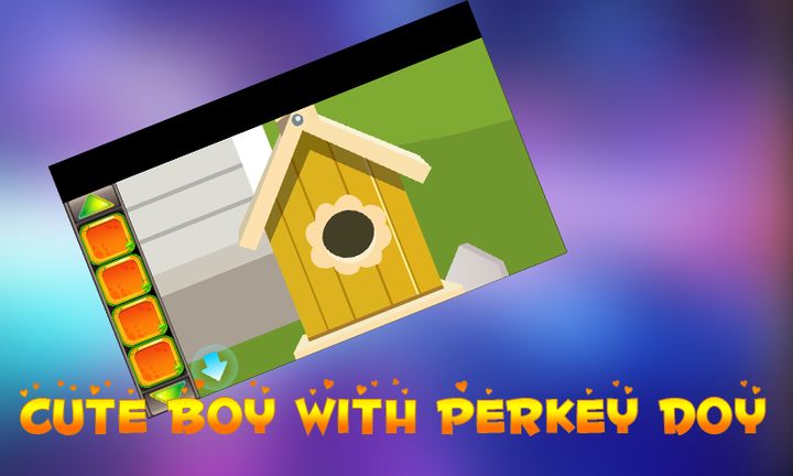 Kavi Game 415 - Cute Boy With Perky Dog Rescue Game Screenshot