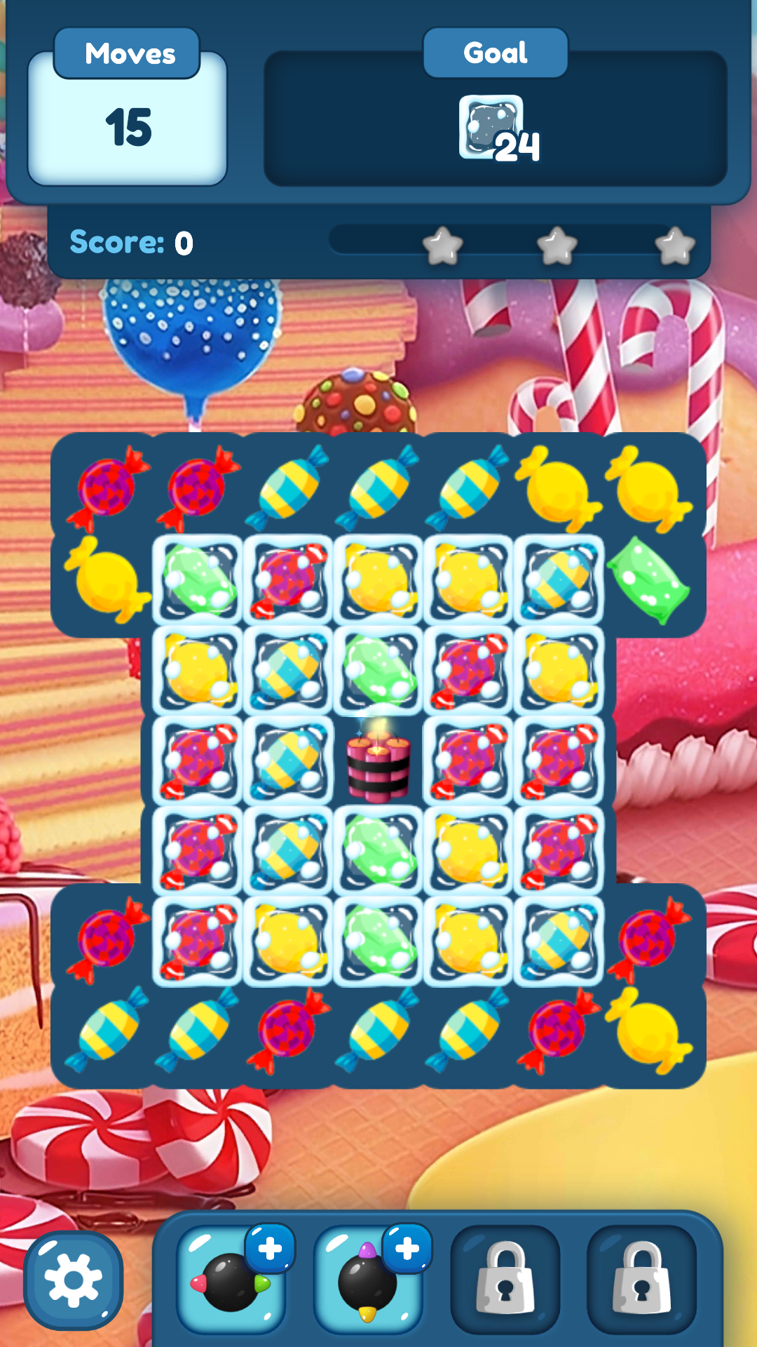 Match Sweet Candy Sugar Rush Game Screenshot