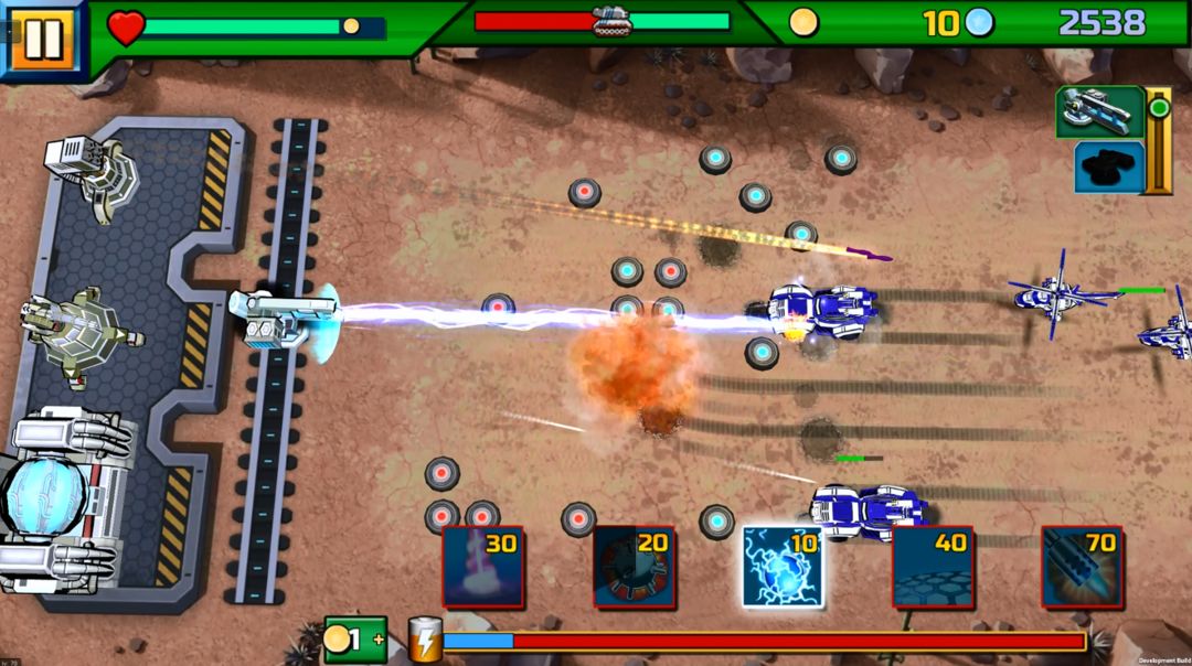 Screenshot of Tank ON 2 Jeep Hunter - Arcade
