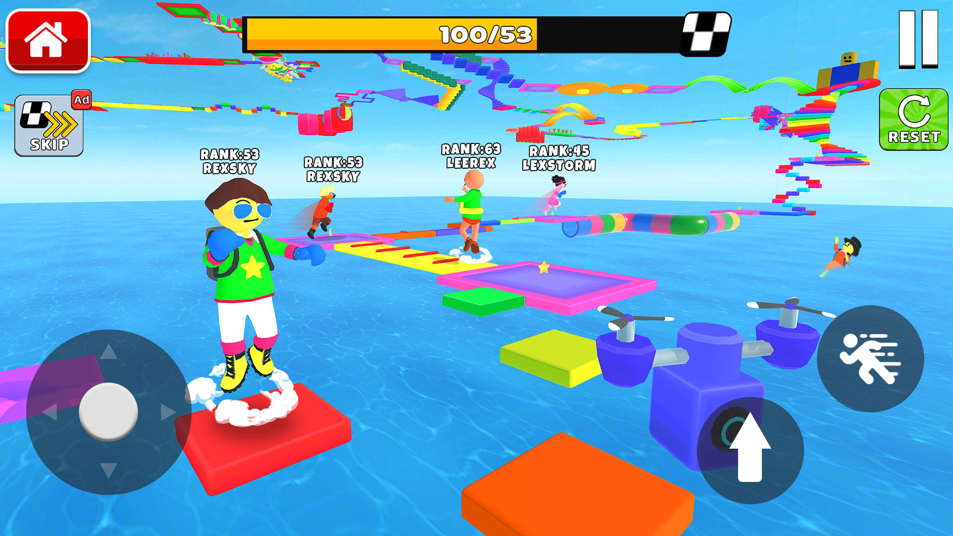 Obby Parkour: Obby Games Game Screenshot