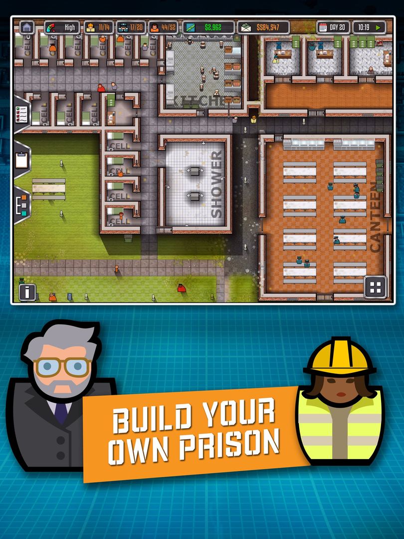 Screenshot of Prison Architect: Mobile