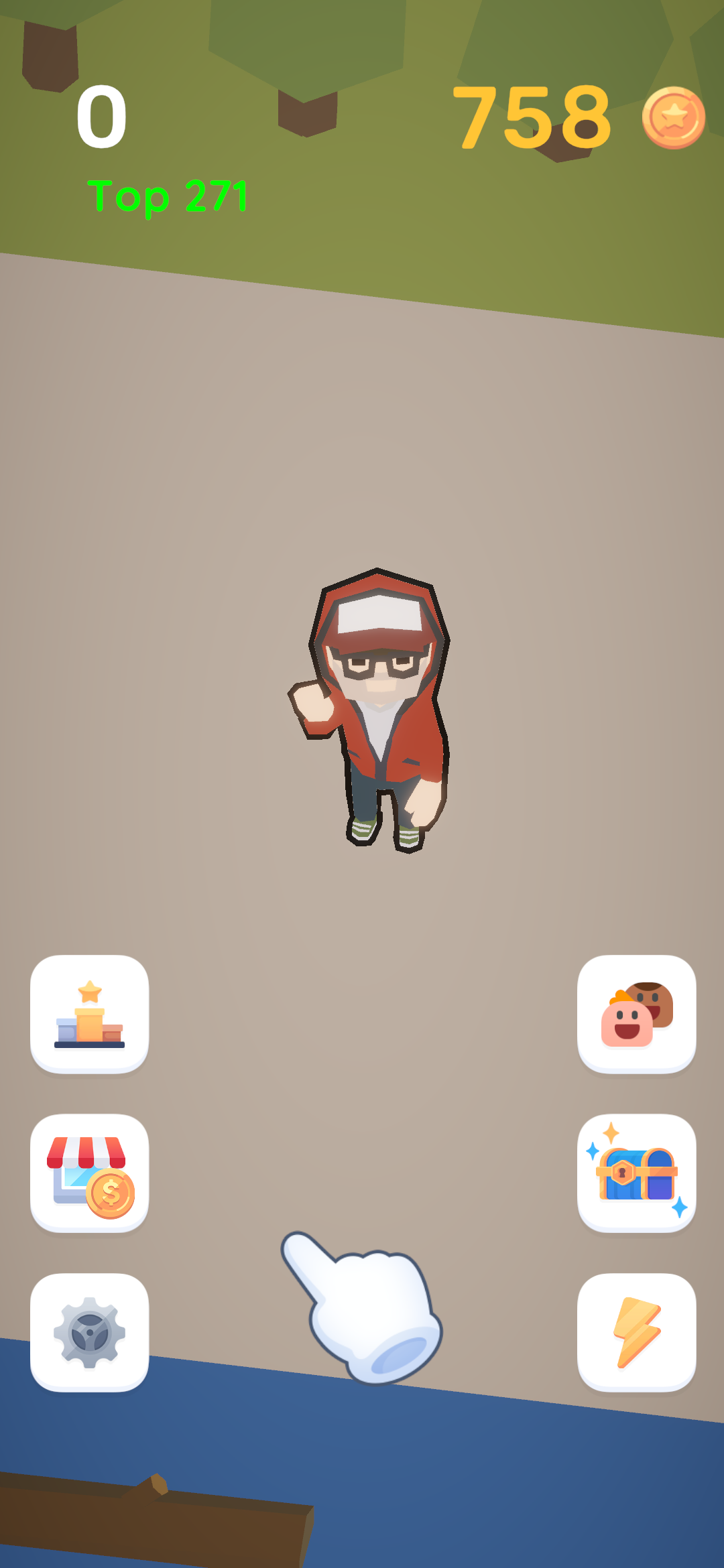 Crazy Crossing: Cross the road Game Screenshot