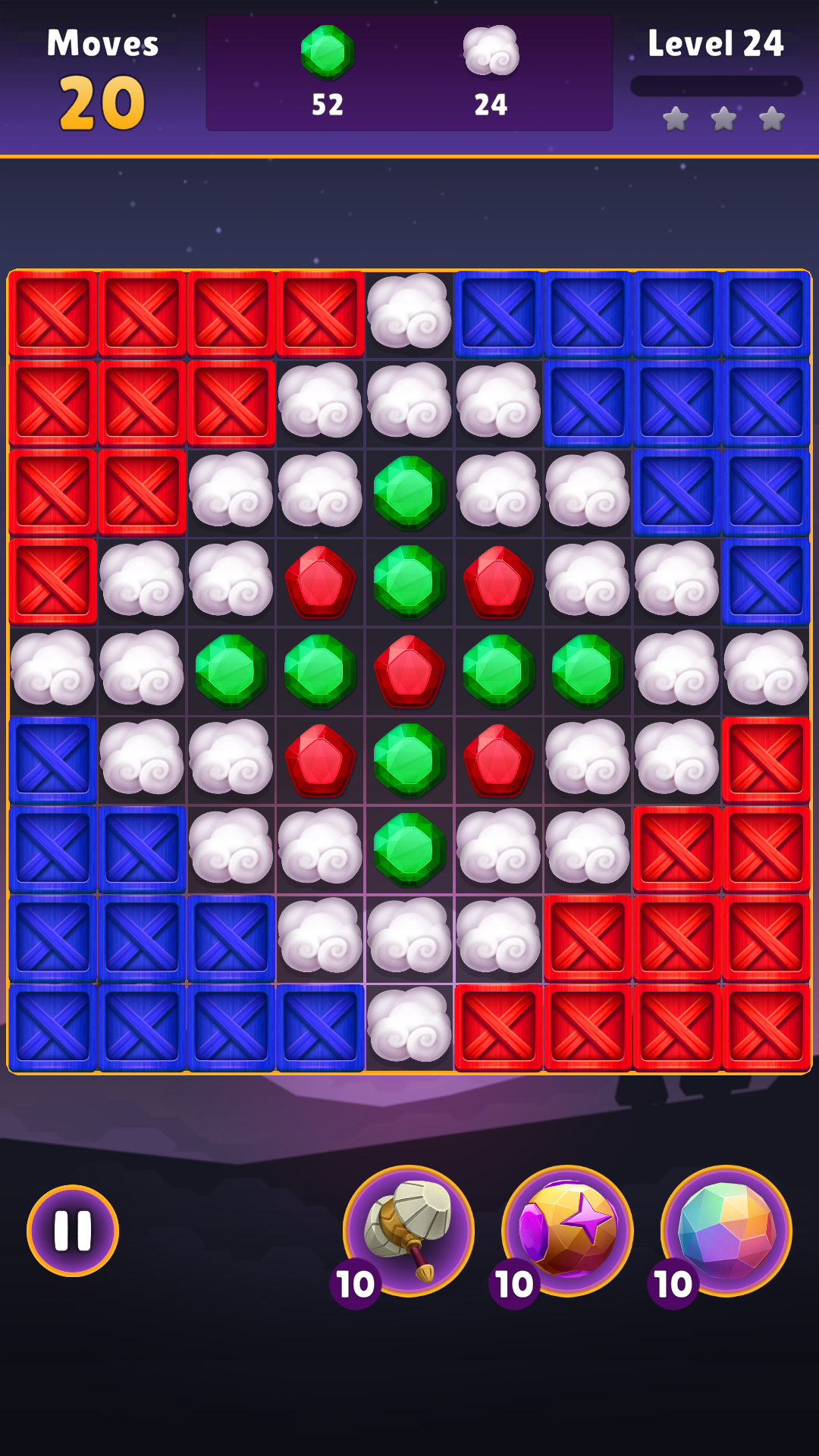 Screenshot 1 of Diamants magiques - Match3 1.43