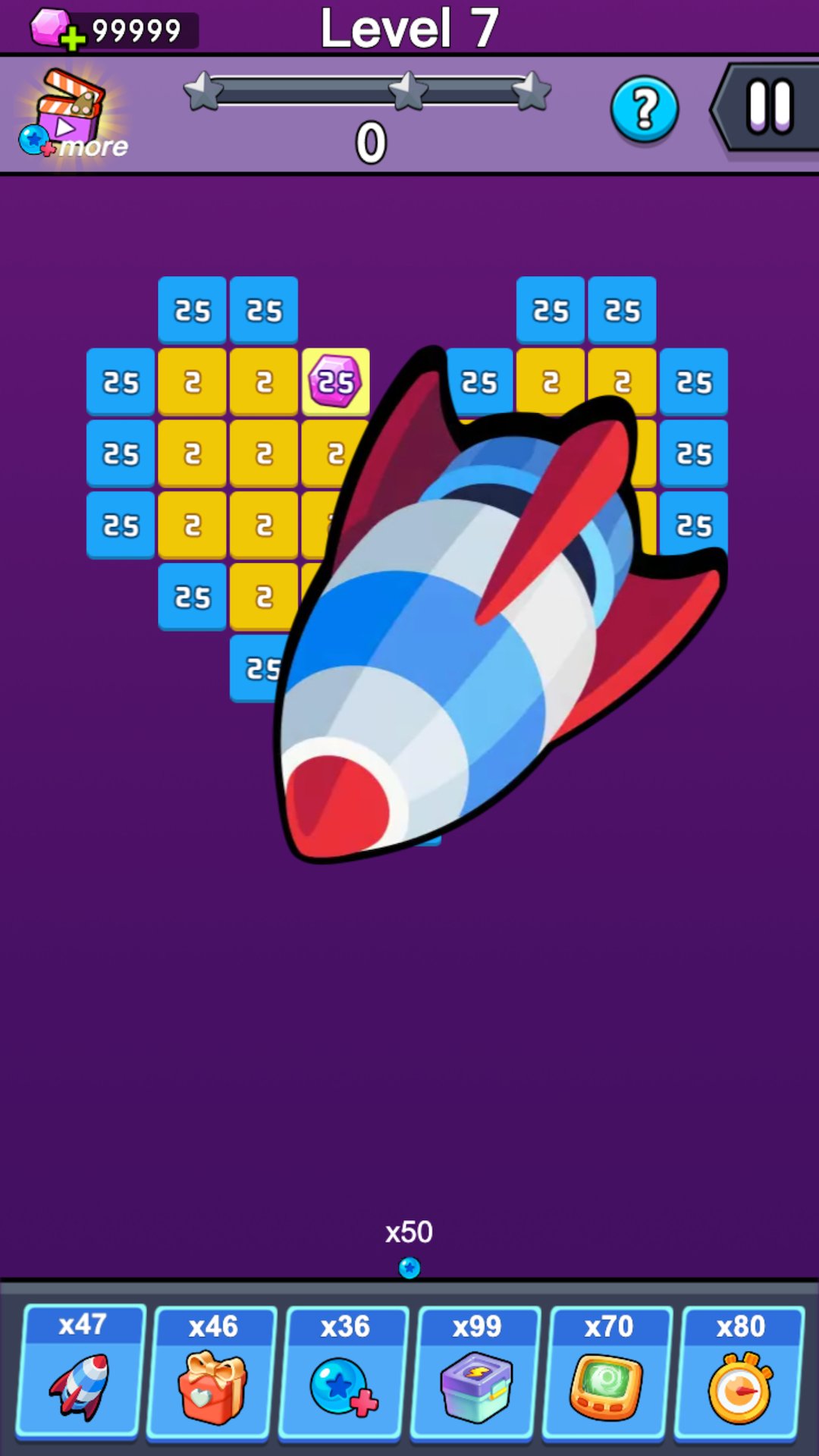 Bricks Block - Angle Shot Game Screenshot