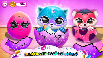 Captura de Tela do Jogo Fluvsies: Uma fofura para amar