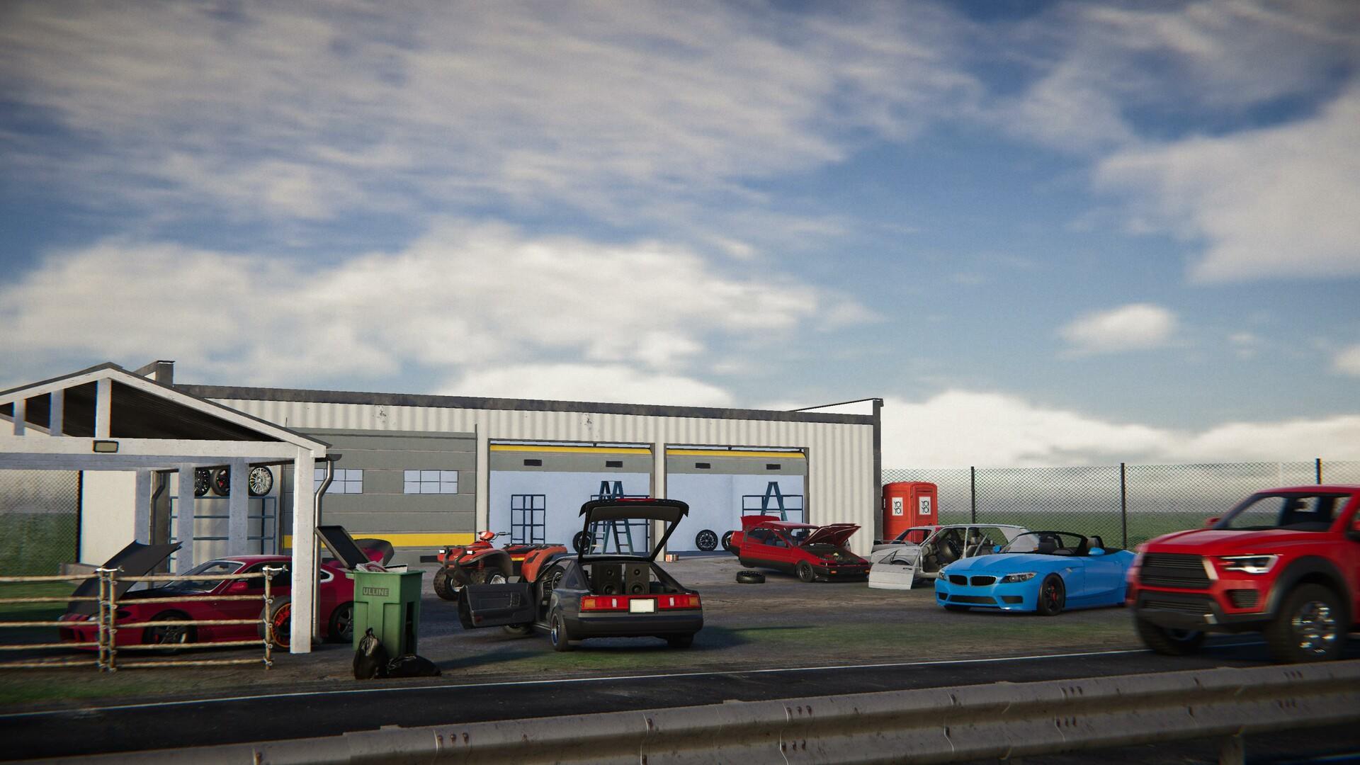 Car Service Simulator Game Screenshot