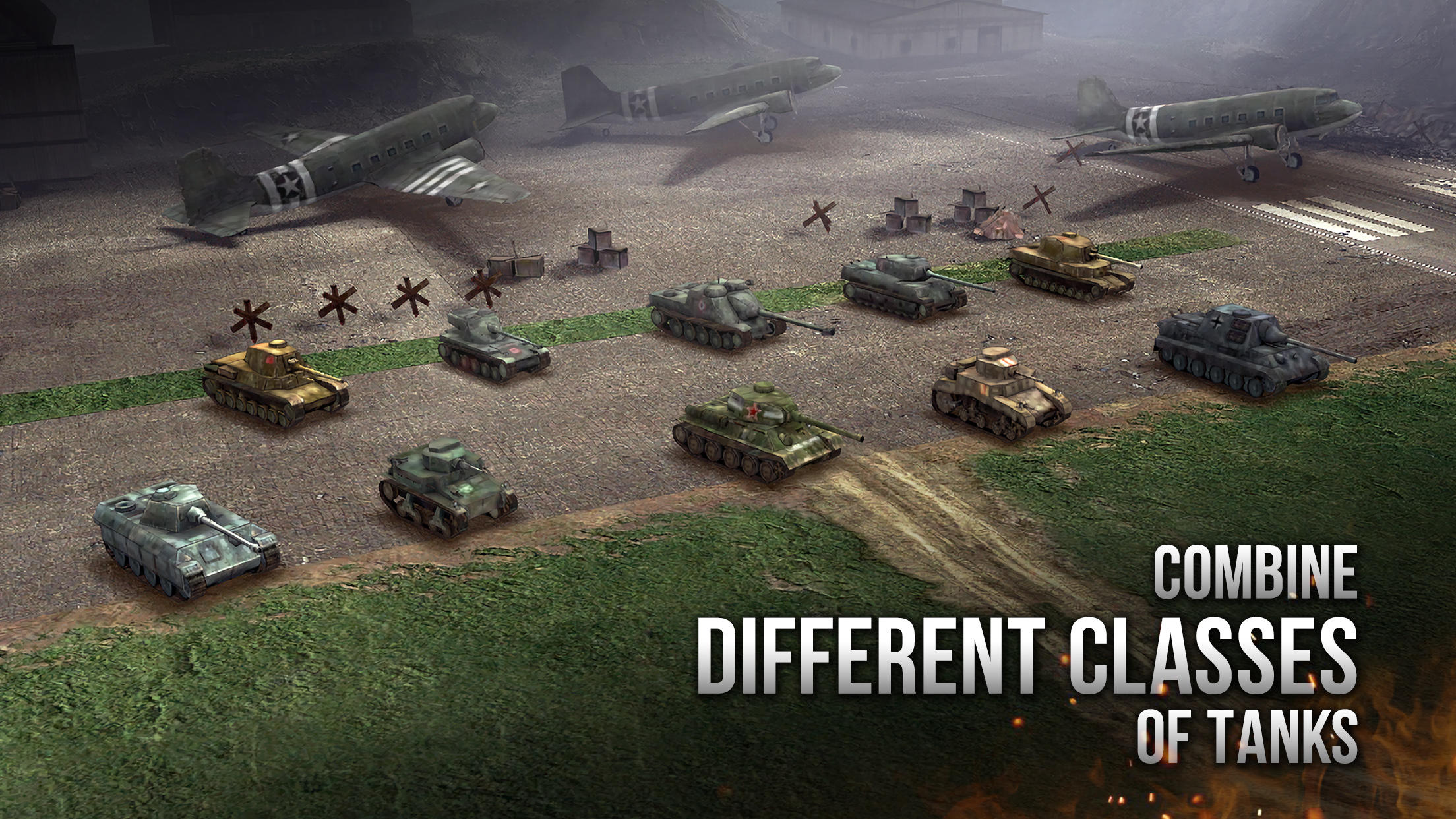 Armor Age: WW2 tank strategy Game Screenshot