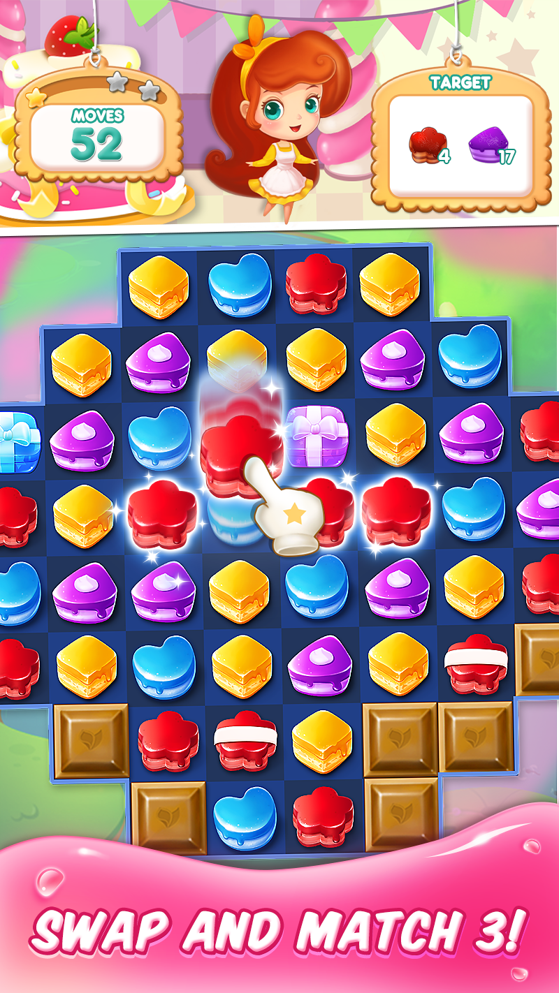 Скриншот игры Cake Match 3 Mania
