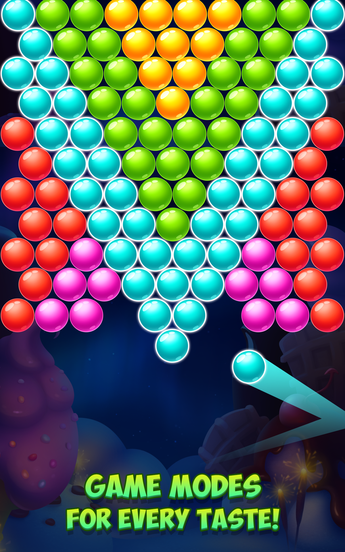 Cuplikan Layar Game Tasty Winter - Bubble Pop