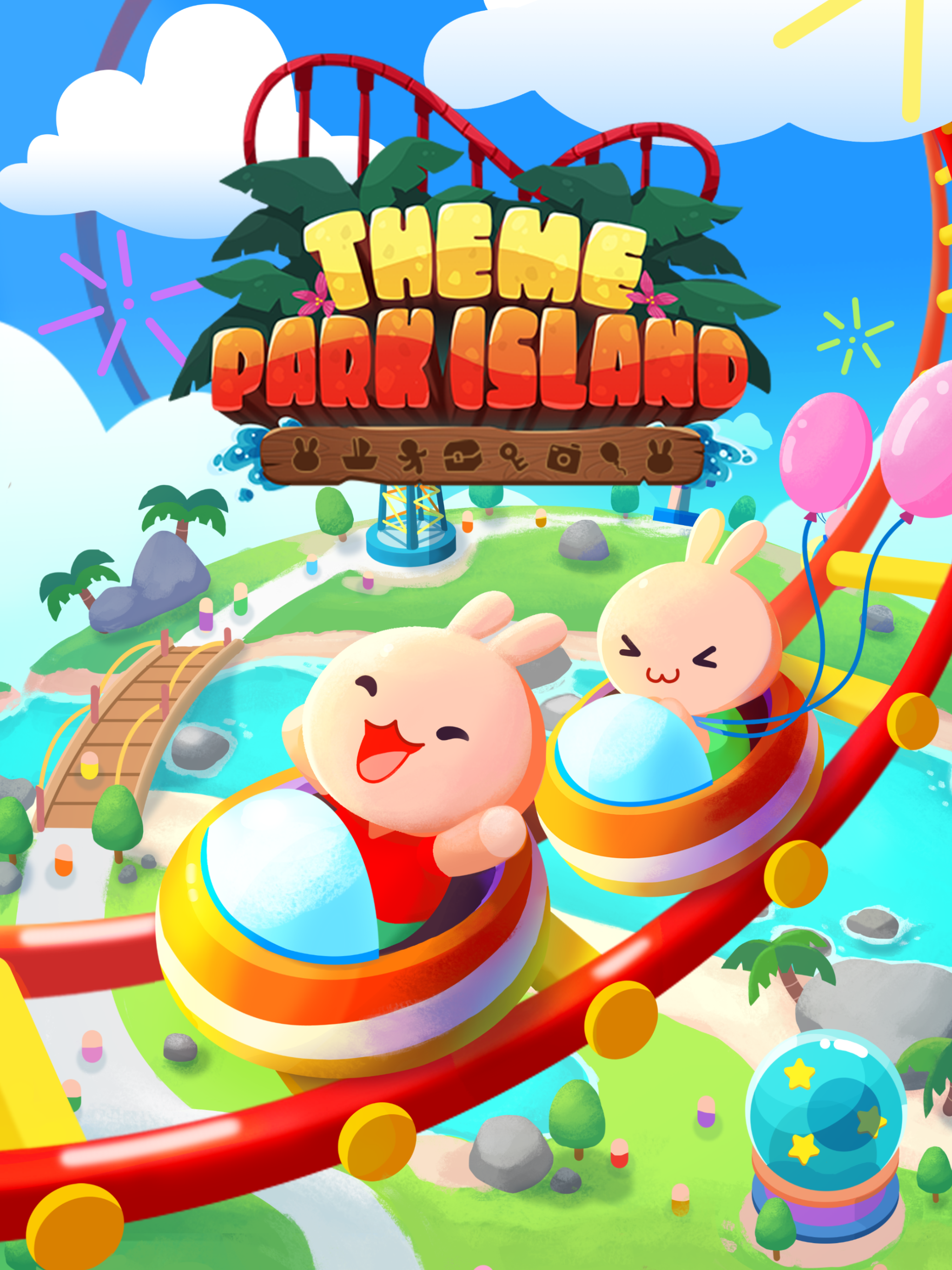 Theme Park Island Game Screenshot
