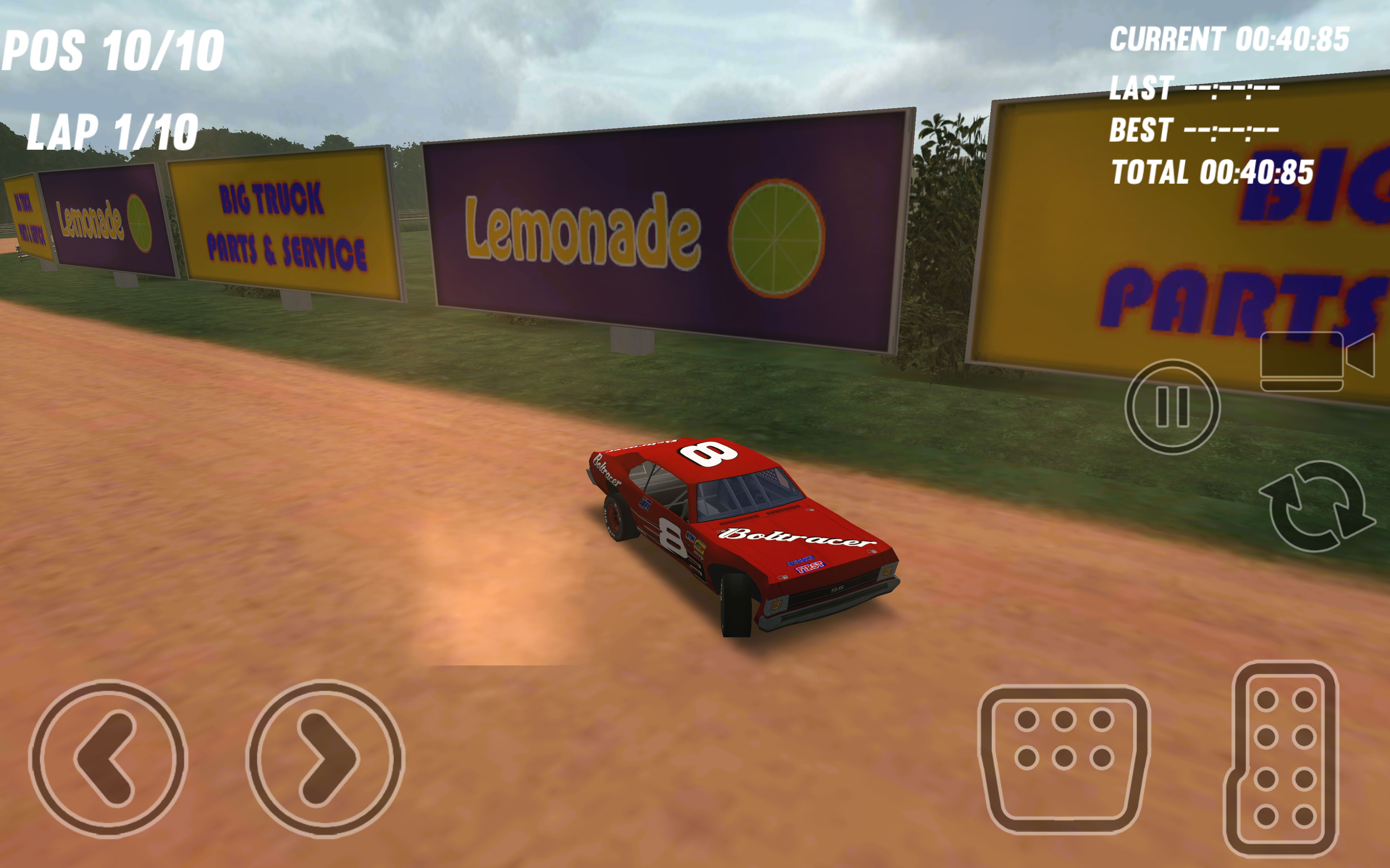 Dirt Track Stock Cars Game Screenshot