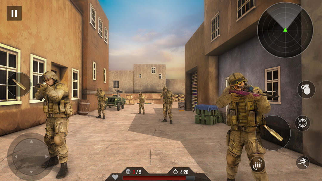 총 게임 오프라인: 전쟁 슈팅 게임 게임 스크린 샷