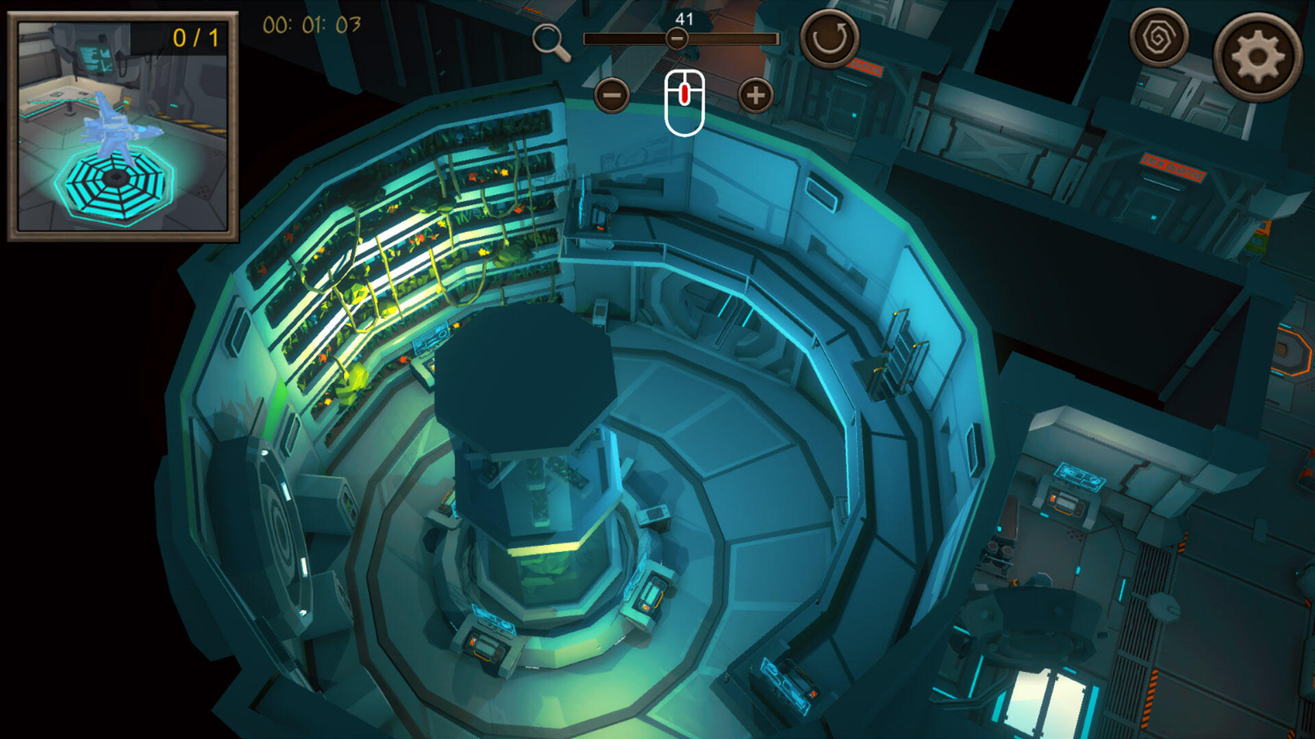 Screenshot of Hidden Space Top-Down 3D