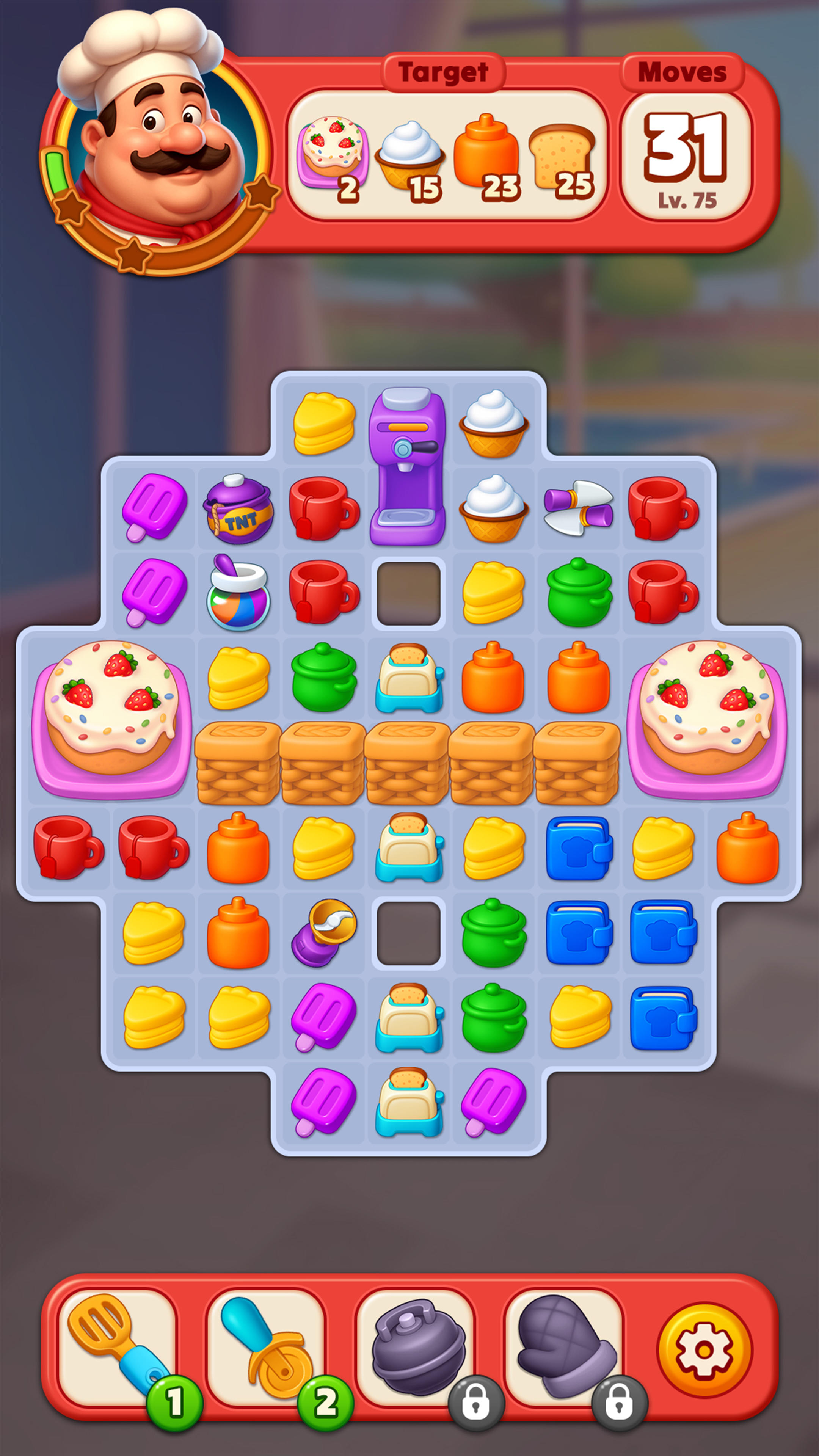 Cooking Mania : Match 3 Games Game Screenshot