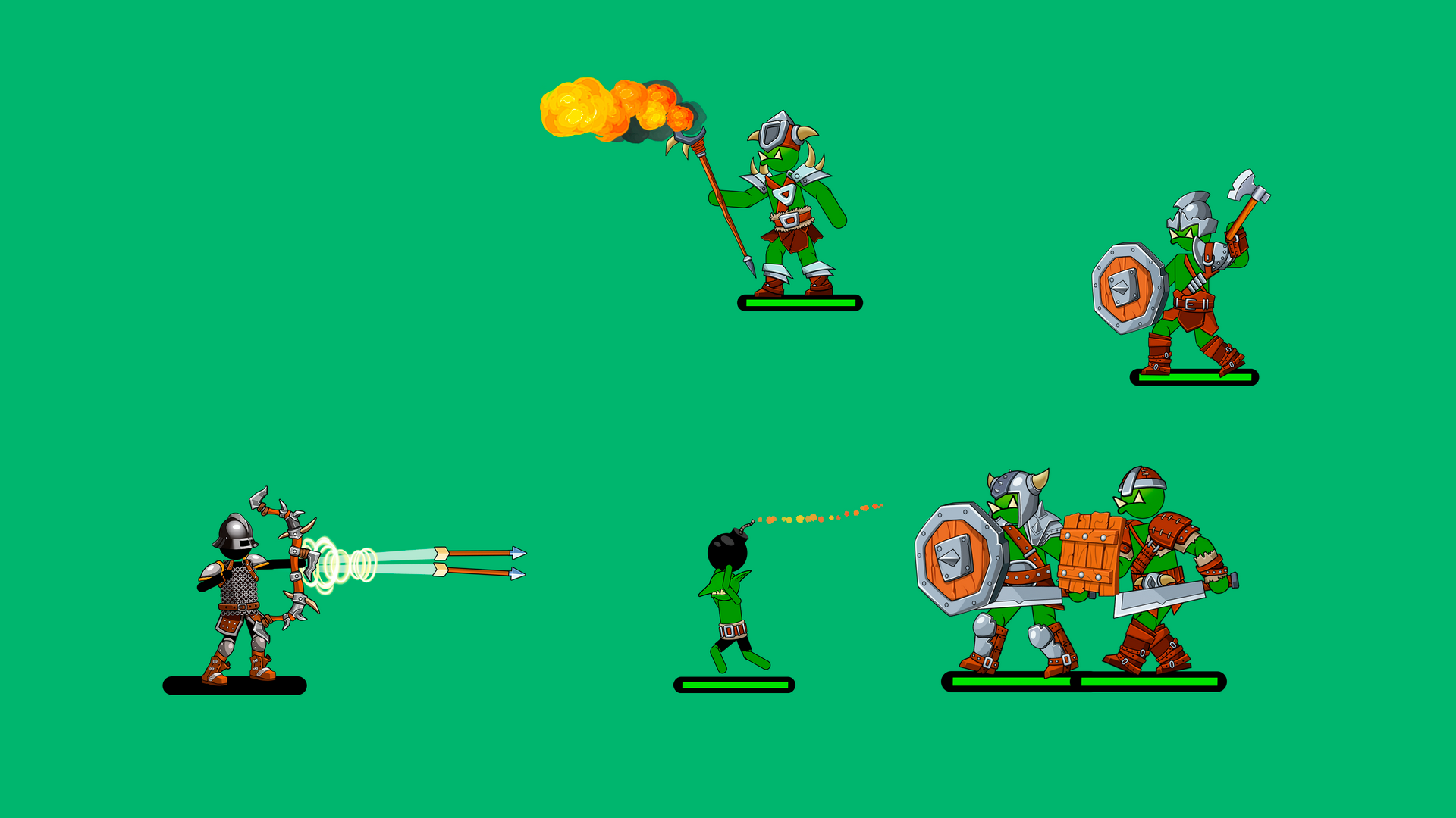 Screenshot of The Archers 2: Stickman Game