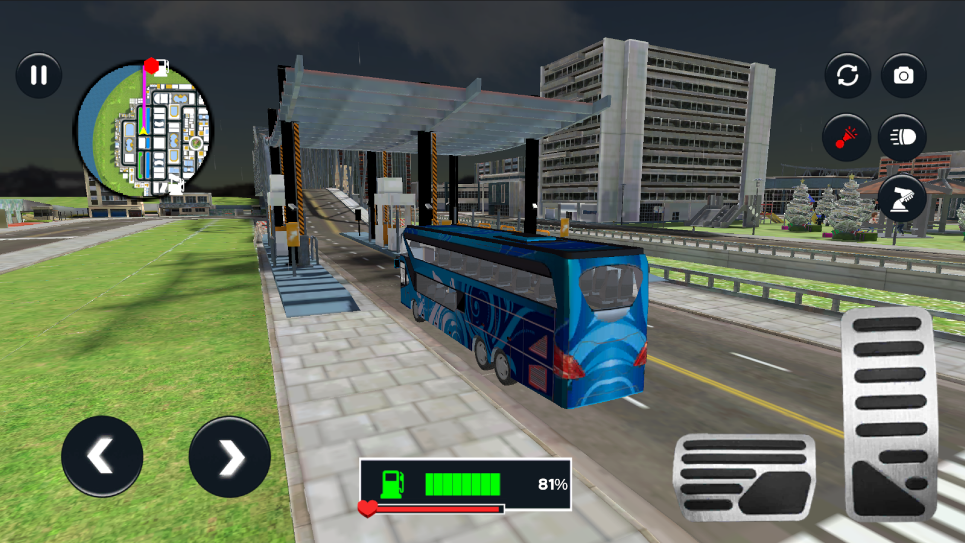Tech Bus Driving Sim Game ゲームのスクリーンショット