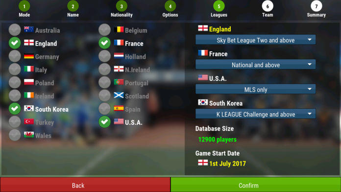 Screenshot 1 of Мобильный футбольный менеджер 2018 