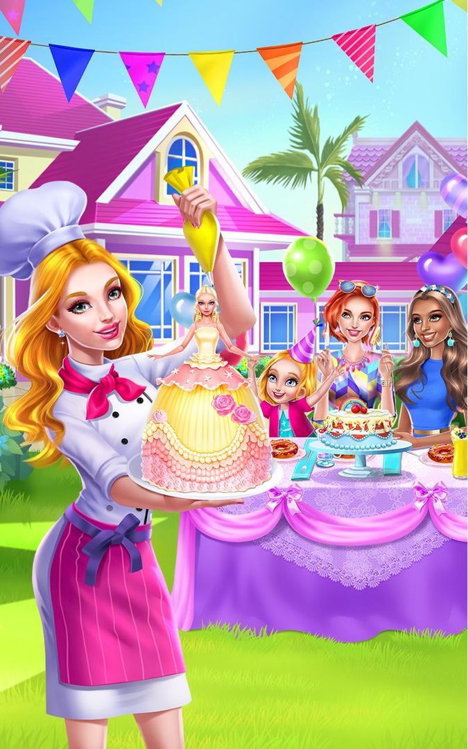 Fashion Doll: Doll Cake Bakery 게임 스크린 샷