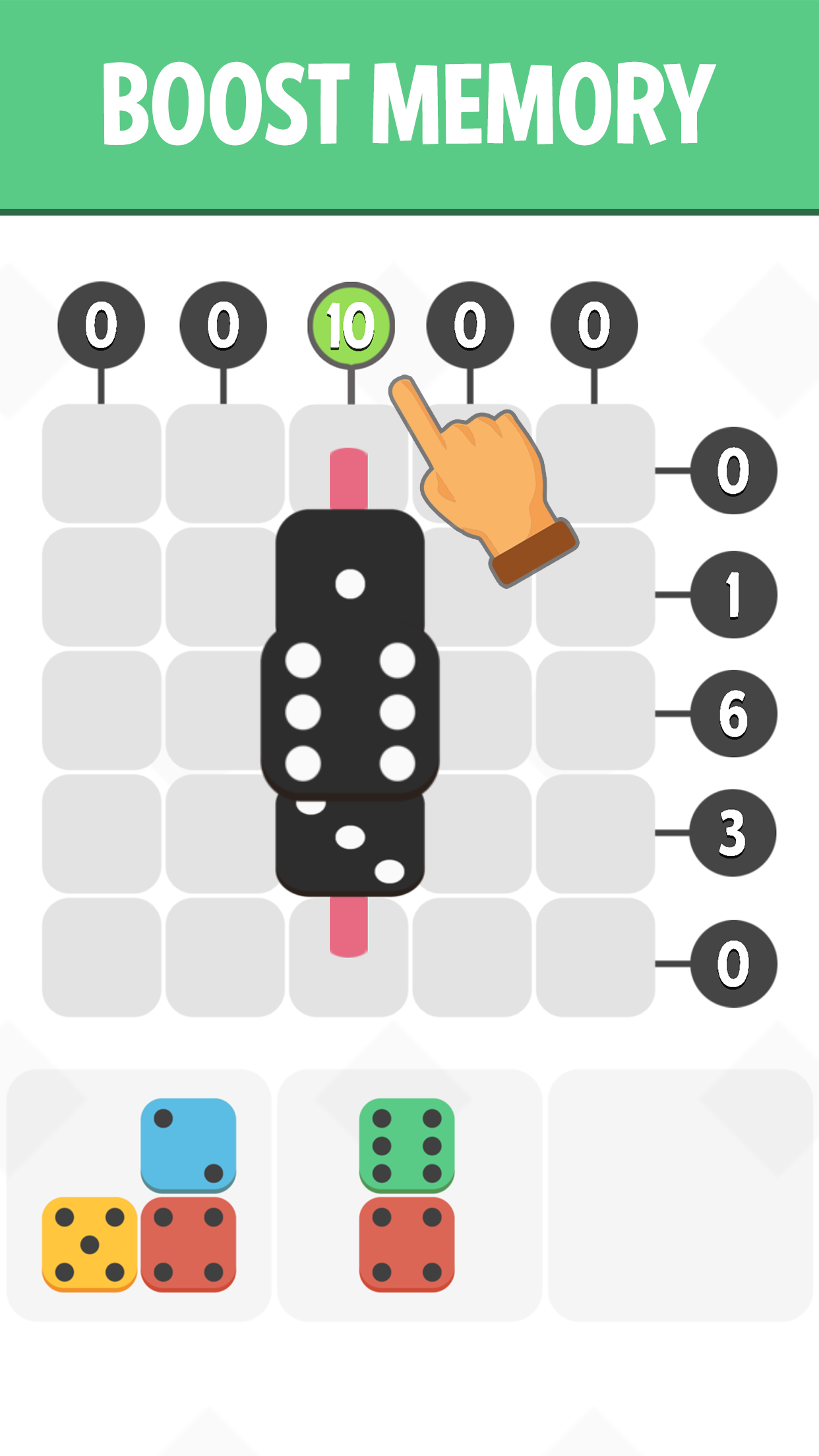Logic Blocks - Make Ten Game Screenshot