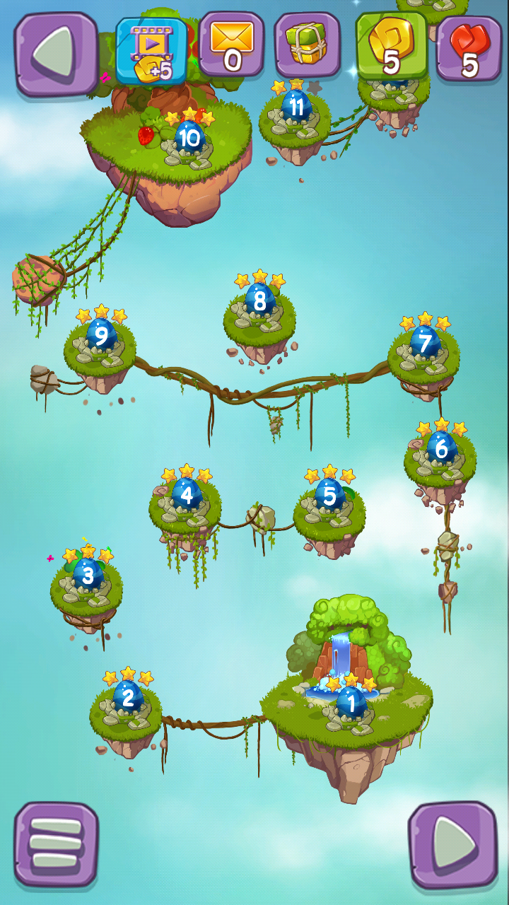 Cuplikan Layar Game Sky Swap: Lost Fantasy Charms