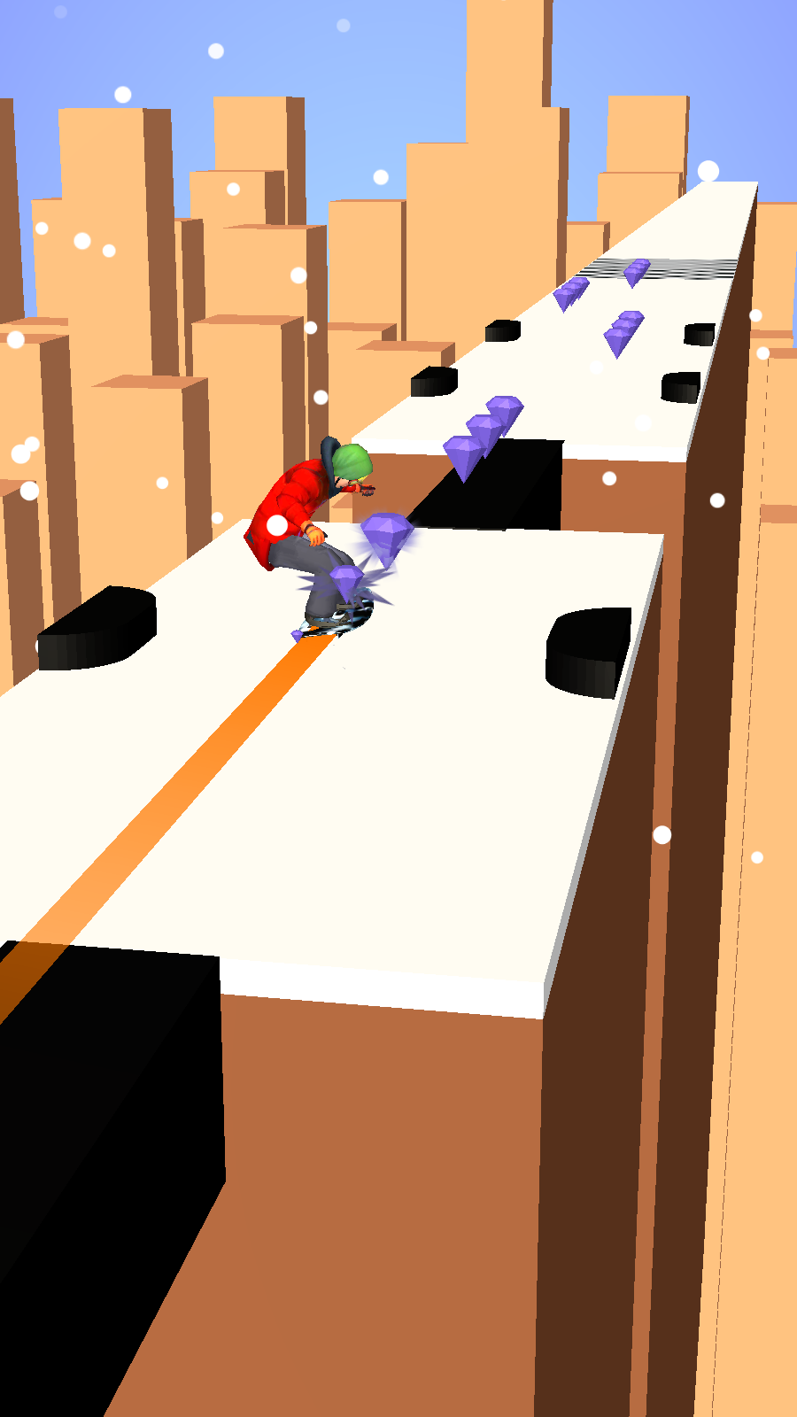 Snowboard 3D screenshot game